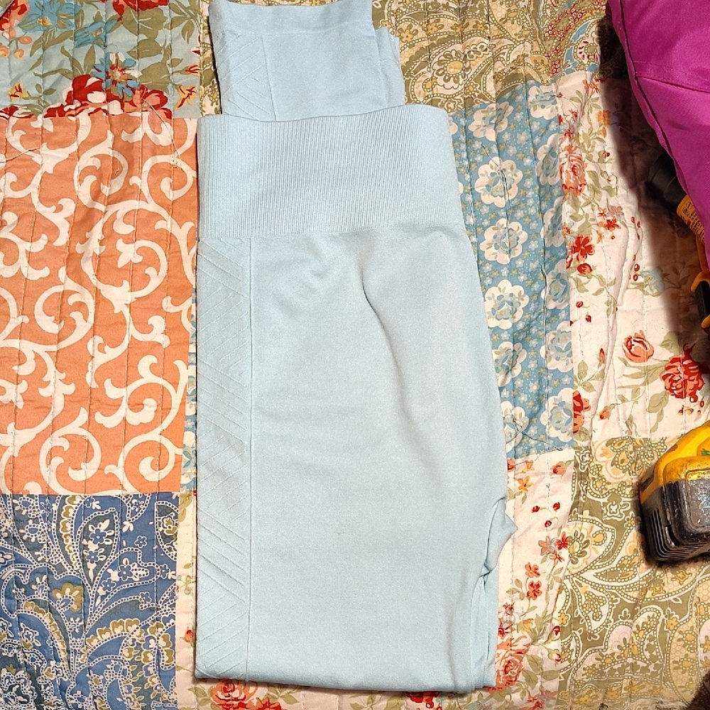 Xersion Sky Blue Knit Skirt